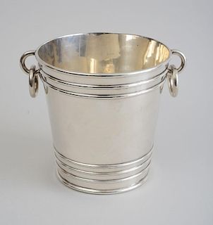 PORTUGUESE SILVER WINE COOLER, RETAILED BY TIFFANY & CO.