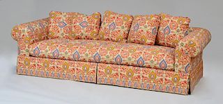 LARGE UPHOLSTERED FOUR SEAT SOFA