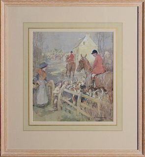 GEORGE DENHOLM ARMOUR (1864-1949): GOING TO THE MEET