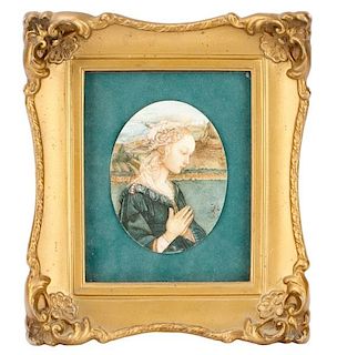 Grand Tour Miniature, Filippo Lippi, Madonna