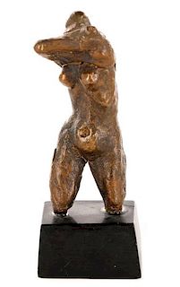 Catharni Stern, Miniature Female Nude, Bronze