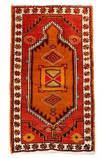 Hand Woven Anatolian Area Rug 3' x 5'