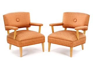 Pair of MCM Open Armchairs, Billy Haines (Attr.)
