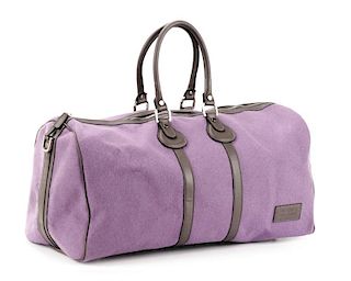 Fairchild Baldwin Purple Wool Bobby Duffle Bag