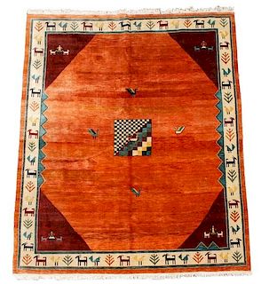 Large Hand Gabbeh Room SIze Rug