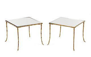 Pair of Bagues Style Occasional or Low Tables