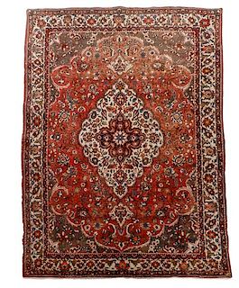 Hand Woven Persian Tabriz Room Size Rug