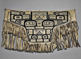 Tlingit Chilkat Shaman's Dance Apron (Blanket Waist Robe)