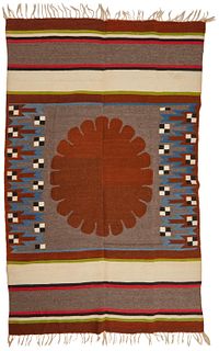 A Mexican serape textile