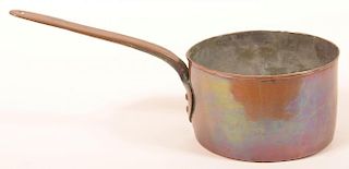 19th Century Copper Sauce Pan.