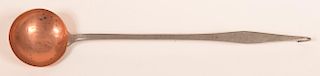 Copper Bowl Ladle Attributed to Peter Derr.