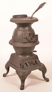 Philadelphia "Liberty" Cast Iron Pot Belly Stove.