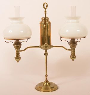 Manhattan Brass Double Arm Student Lamp.