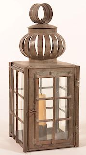 19th Century Tin Candle Lantern.
