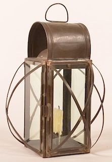 19th Century Tin Candle Lantern.