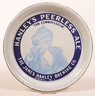 Hanley's Peerless Ale Porcelain Tray.