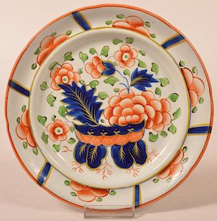 Gaudy Dutch War Bonnet Pattern. China Plate.
