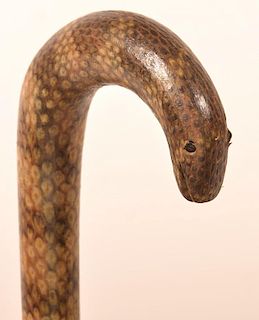 Vintage Snake Skin Cane.