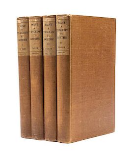 * GOETHE, JOHANN WOLFGANG VON. Faust: A Tragedy. Boston and New York, 1906. 4 vols. Large paper edition.