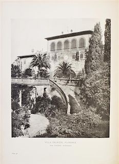 (ITALY) TRIGGS, H. INIGO. The Art of Garden Design in Italy. London, New York and Bombay, 1906. First edition.