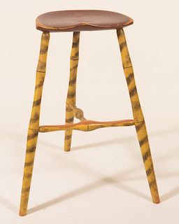 Walter Steeley Reproduction Windsor Stool.