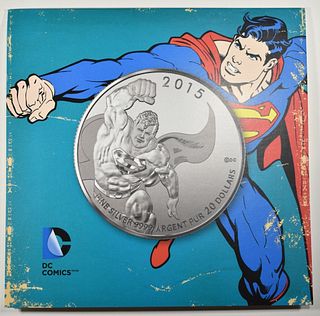 2015 CANADA $20 .9999 SILVER SUPERMAN  COIN