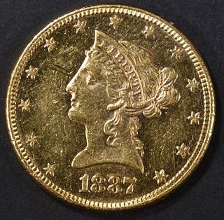 1887 GOLD $10 LIBERTY  BU PROOF LIKE