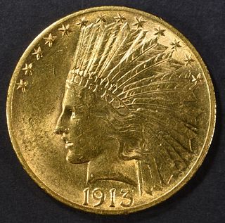 1913 GOLD $10 INDIAN  NICE BU