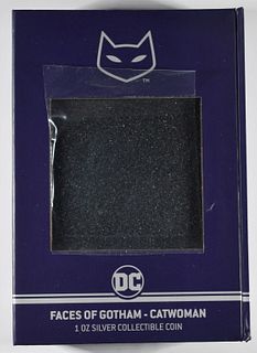 2022 NUIE 1 OZ SILVER $2 FACES OF GOTHAM-CATWOMAN