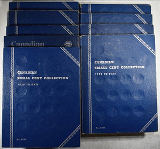 LOT OF 9 MIXED CENT ALBUMS: