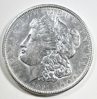 1901 MORGAN DOLLAR AU
