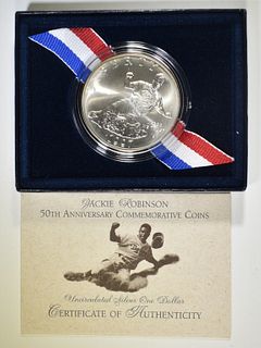 1997 JACKIE ROBINSON COMM UNCIR SILVER $1