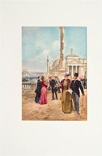 (COLUMBIAN EXPOSITION) WALTON, WILLIAM. World's Columbian Exposition MDCCCXCIII. Philadelphia, 1893095. 11 vols. Limited "Republ