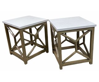 PAIR OF CATALI END TABLES