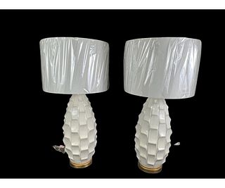 PAIR OF CAMBRIDGE TABLE LAMPS