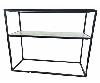 RAMOS METAL BASE GLASS TOP CONSOLE TABLE