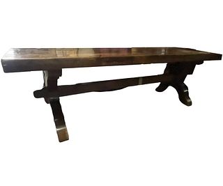ANTIQUE FRENCH TRESTLE TABLE