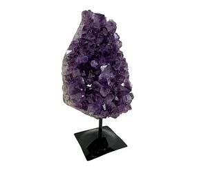AMETHYST CLUSTER ON STAND
