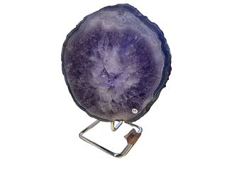 AMETHYST RING ON STAND