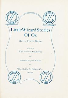 * BAUM, L. FRANK. Little Wizard Stories of Oz. Chicago, (1914). First edition, first state.