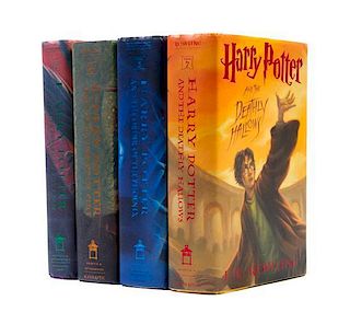 ROWLING, J.K. Four first American edition books, first printings, from the "Harry Potter" series. New York, 1999-2007.