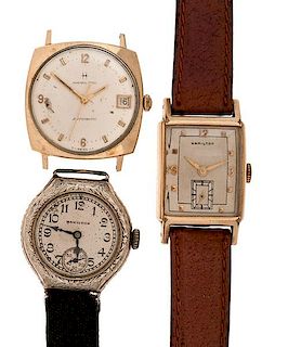Hamilton Mid-Century Wrist Watches 