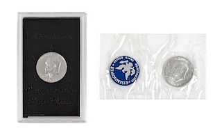 * A Group of 12 Eisenhower Dollar Silver Proofs, including nine 1971 examples, one 1972, one 1973 and one 1974.
