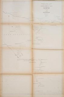 * (CANADA. GEOLOGICAL SURVEY) Plans of Various Lakes and Rivers Between Lake Huron and the River Ottawa. Toroto, 1857. With 22 m