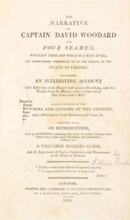 WOODARD, CAPTAIN DAVID. The Narrative of Captain David Woodard and Four Seamen... London, 1804. First edition.