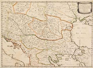 (MAP) SANSON D'ABBEVILLE NICOLAS. La partie septentrionale de Turquie en l'Europe... Paris, 1651.