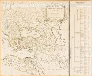* (MAP) BRUE, A.E. Imperii Romani occidentis scilicet et orientis... Paris, 1825.