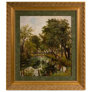 George Commidge (British, 1846-1916) Oil on Canvas