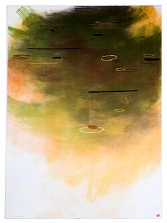 Emmi Whitehorse (American, b.1957) 'Light on Water' Lithograph