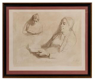 Unknown Artist (20th Century) 'Harriet' Lithograph